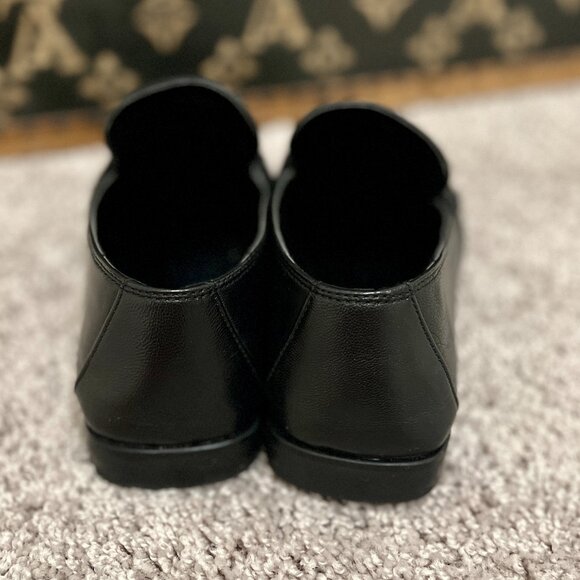 Marks & Spencers Black Ruched Loafers - Picture 3 of 6